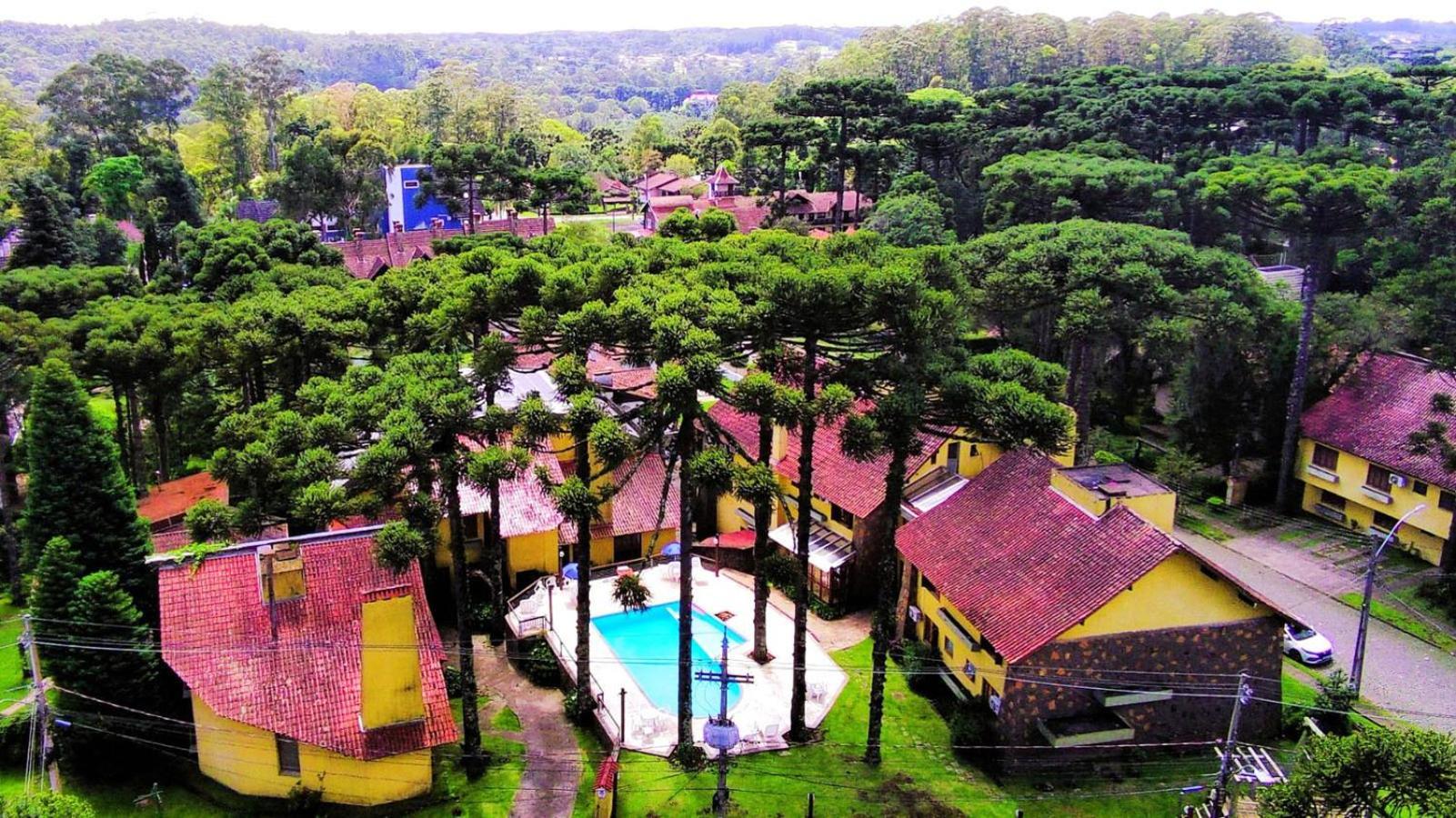 Estalagem Vila Suzana - Quadra De Beach Tennis Indoor Canela Exterior photo